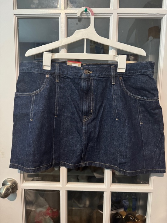 Levi's Dresses & Skirts - Size 34 Levi’s Dark Wash Denim Mini Skirt